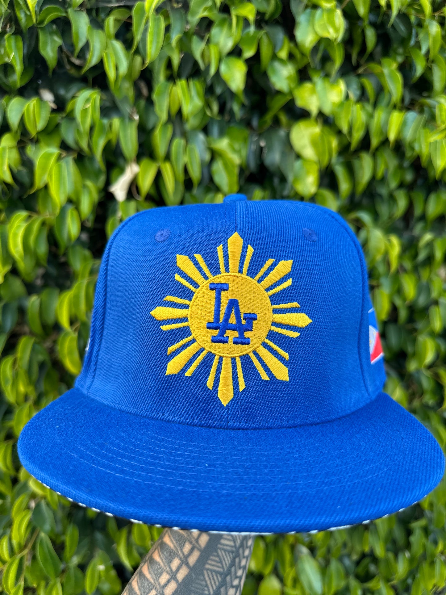 “LA DODGERS WS Champs 2024” Blue Filipino Heritage Night Philippines Snap Back Hat