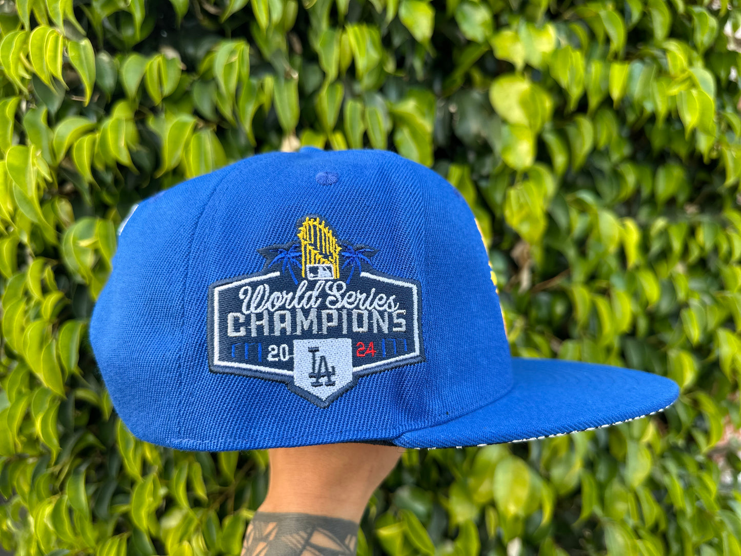 “LA DODGERS WS Champs 2024” Blue Filipino Heritage Night Philippines Snap Back Hat