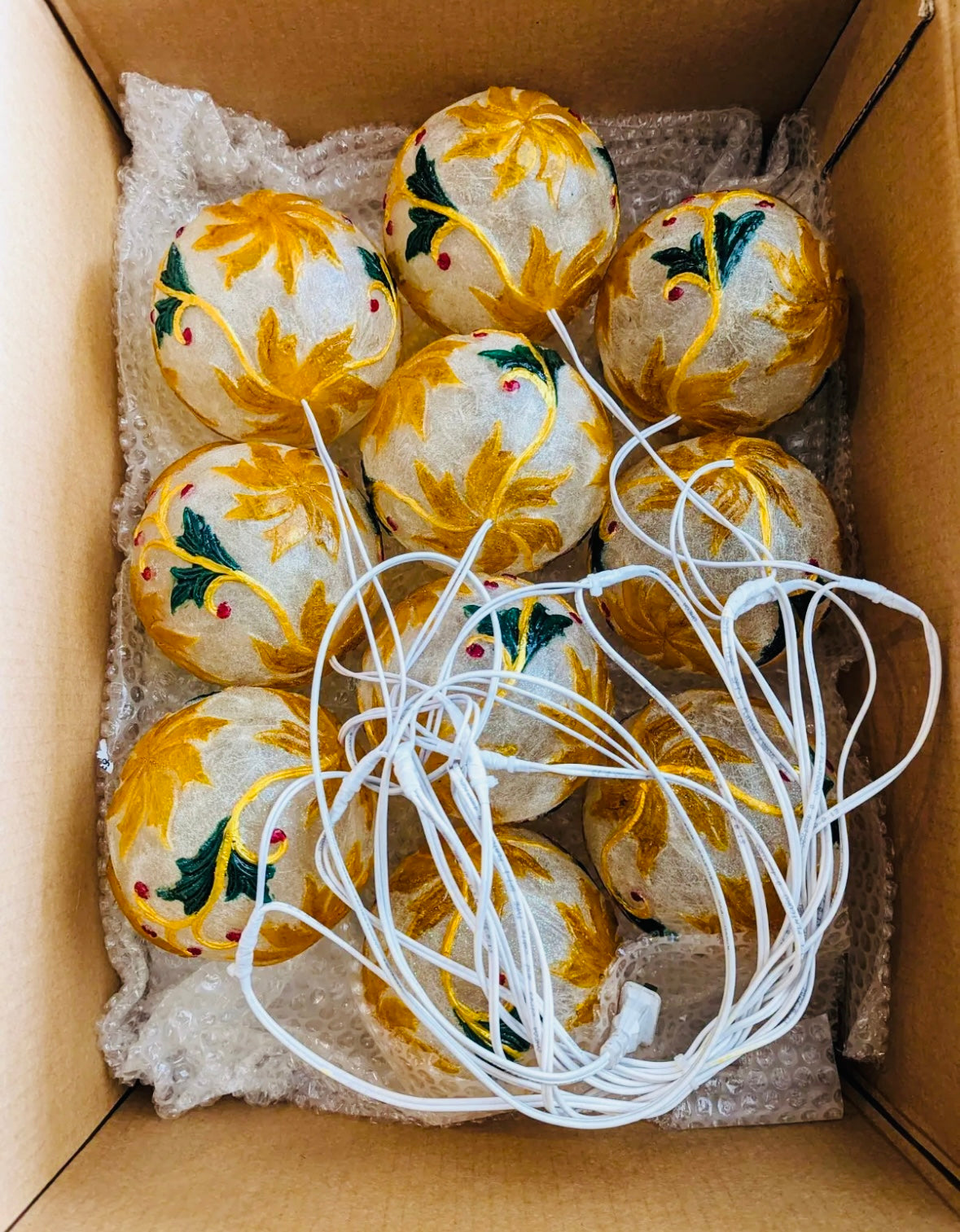 Fiver Balls String Lights Set of 10pcs