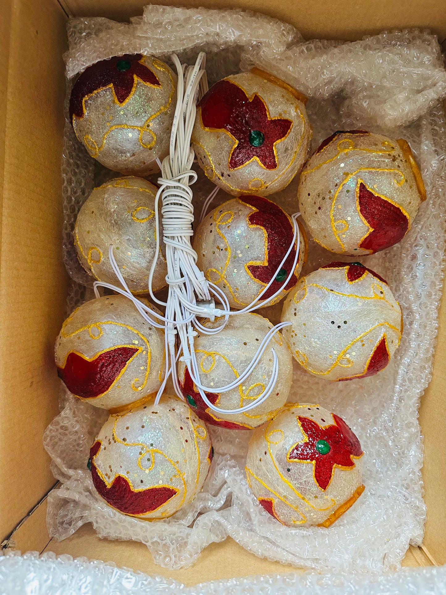 Fiver Balls String Lights Set of 10pcs