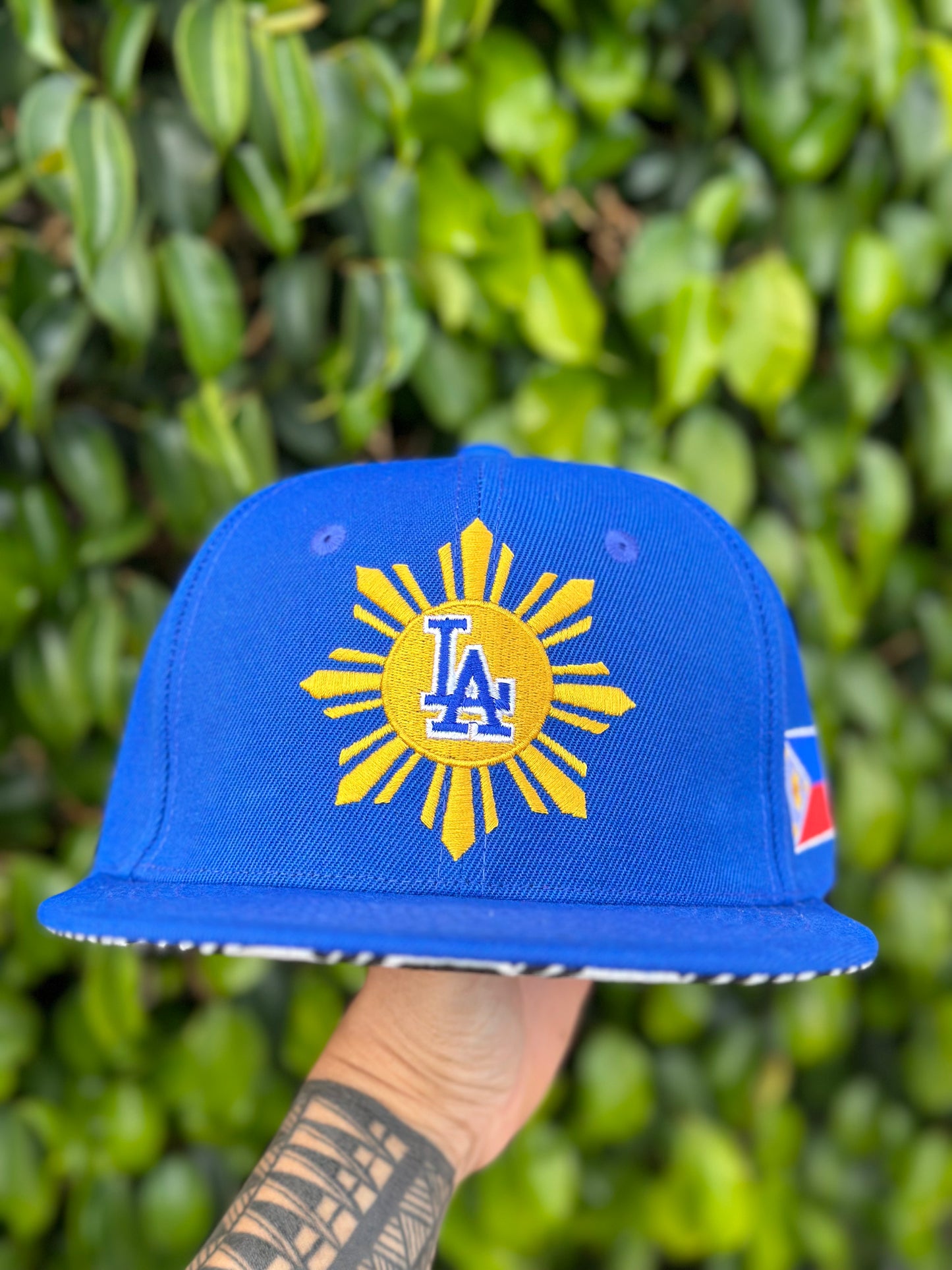 “LA DODGERS” Blue Filipino Heritage Night Philippines Snap Back Hat