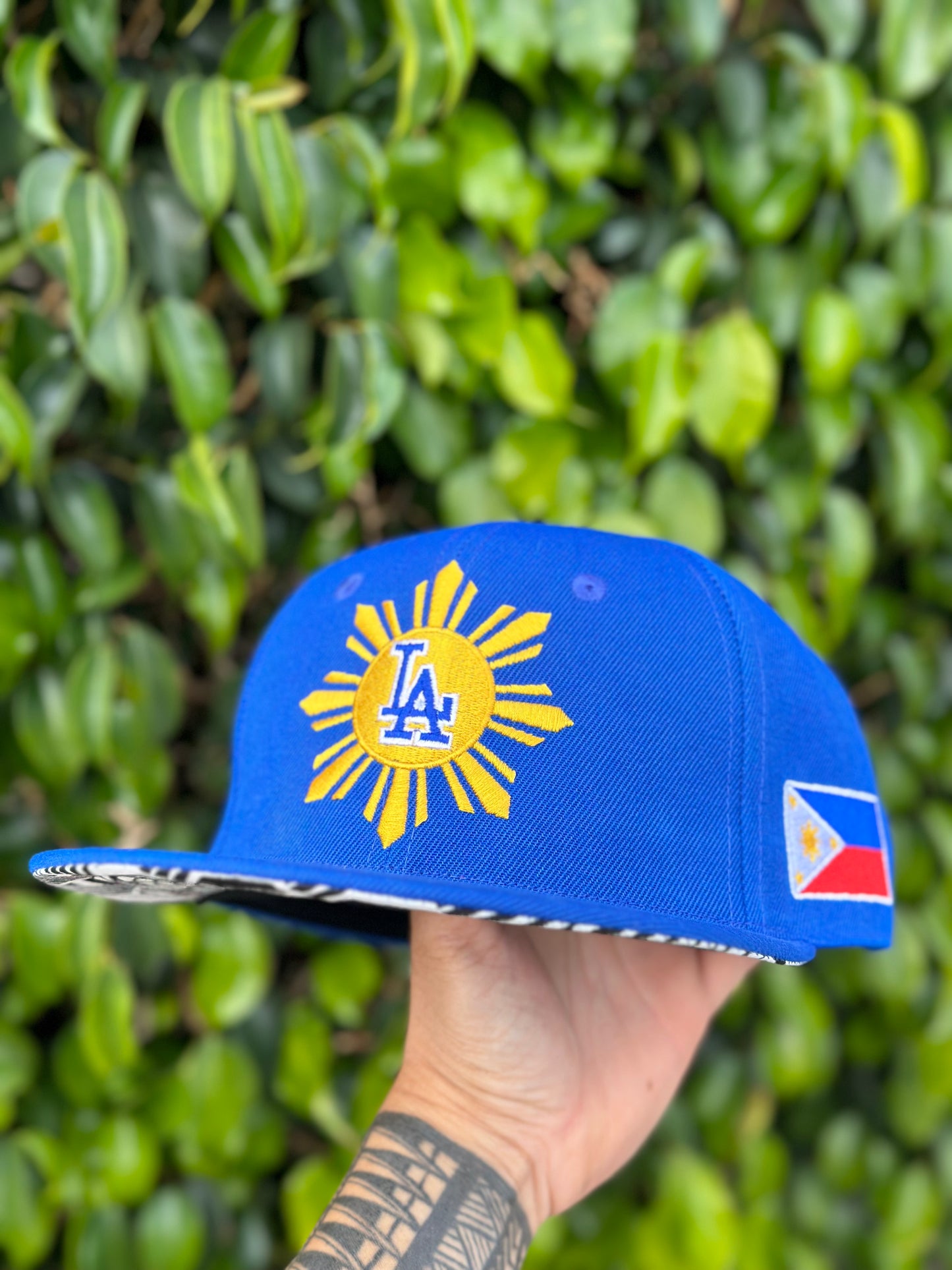 “LA DODGERS” Blue Filipino Heritage Night Philippines Snap Back Hat
