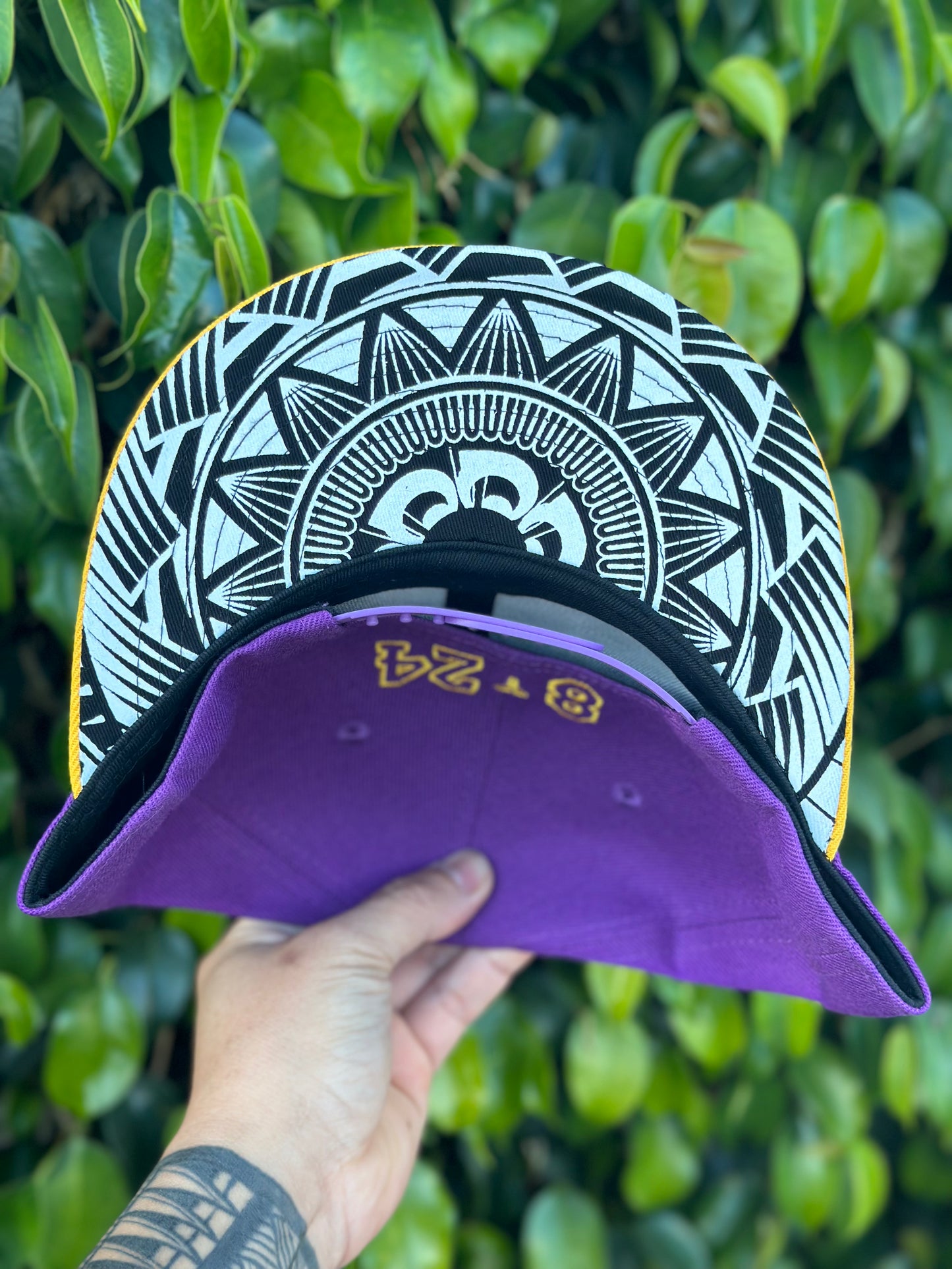 “LA LAKERS” Purple Filipino Heritage Night Philippines Snap Back Hat