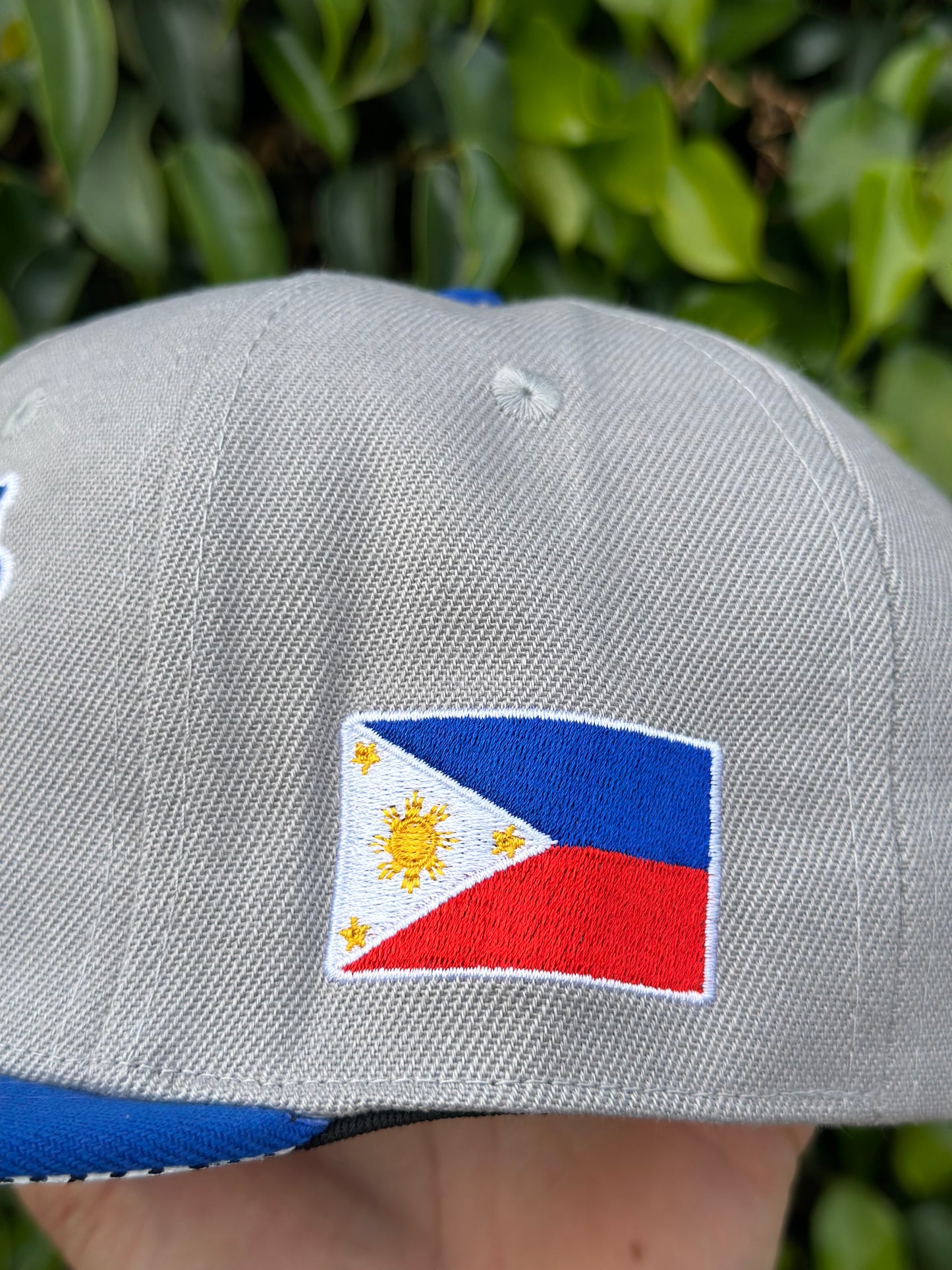 “LA DODGERS” Gray Filipino Heritage Night Philippines Snap Back Hat
