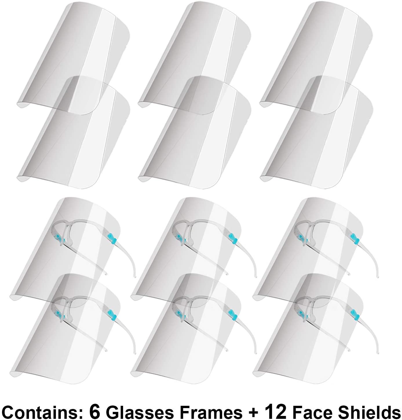 SPECIAL PROMO | AUTOMATIC FREE SHIPPING | LIMITED STOCK | PLEASE READ DESCRIPTION FOR PROMO RULES Disposable Face Shields (12pcs set)