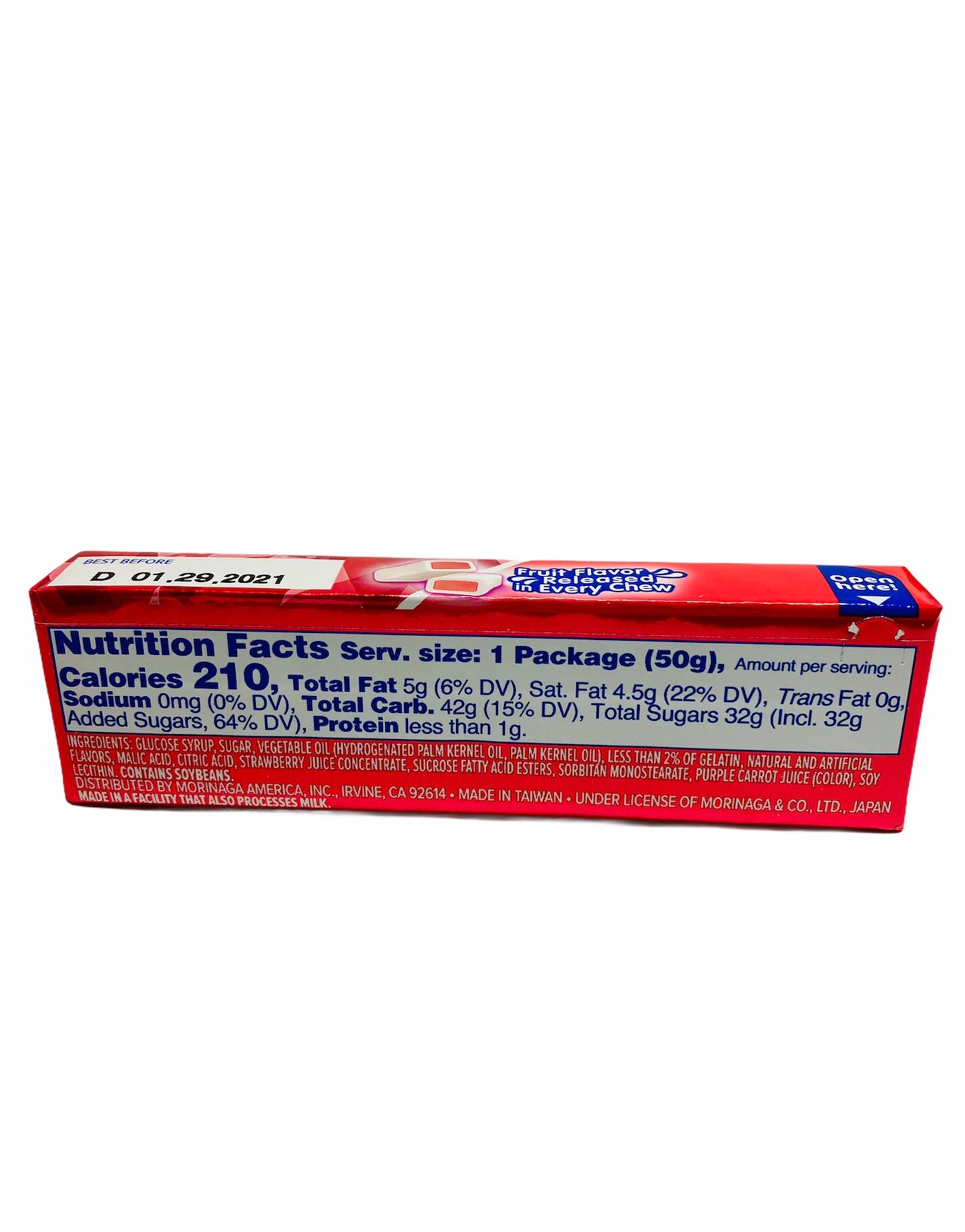 Hi-Chew Sensationally Chewy Japanese Fruit Candy, Strawberry, 1.76 Ounce