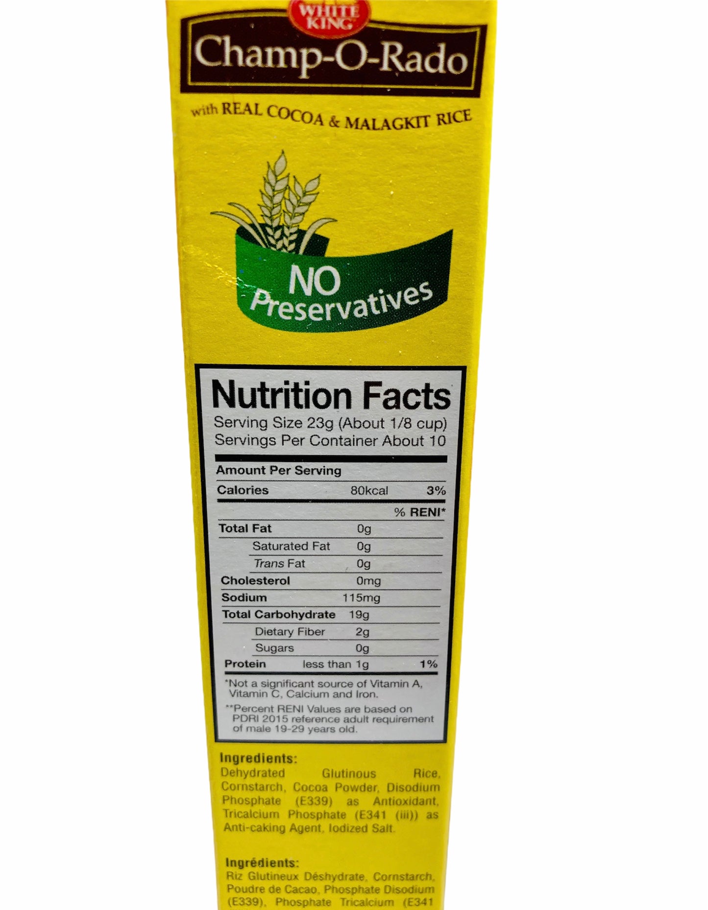 White King Champorado Up to 10 Bowls 227g