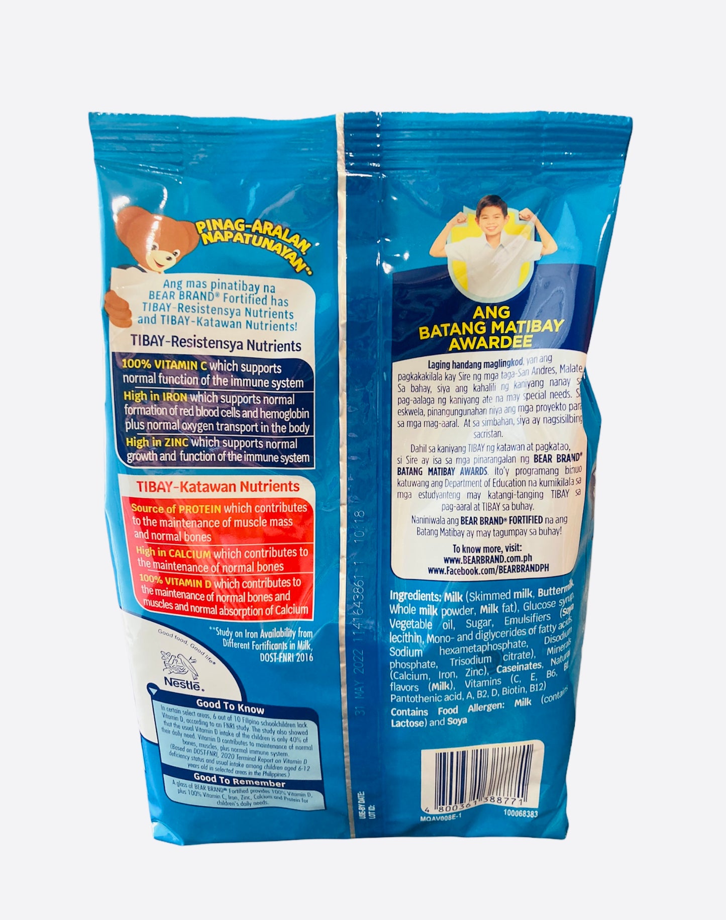 Nestle Bearbrand Fortified Milk Powder 700g