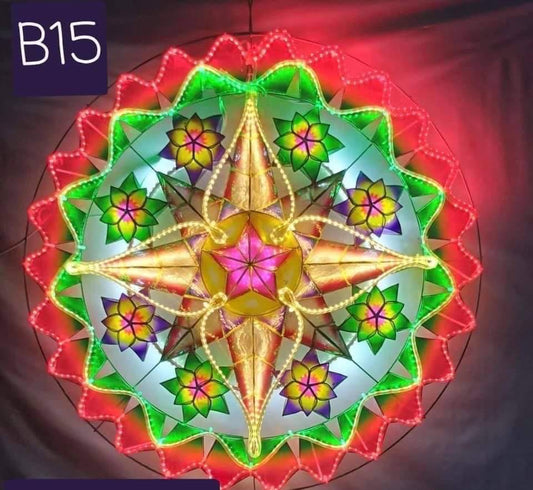 Christmas Parol / Lantern B15 LED (24 inches) 110v hi
