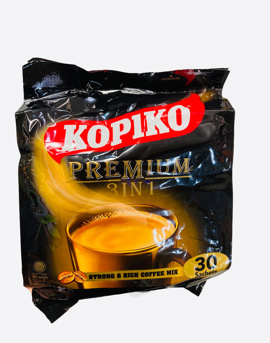 KOPIKO Coffee Black 3 in One 30 sachet