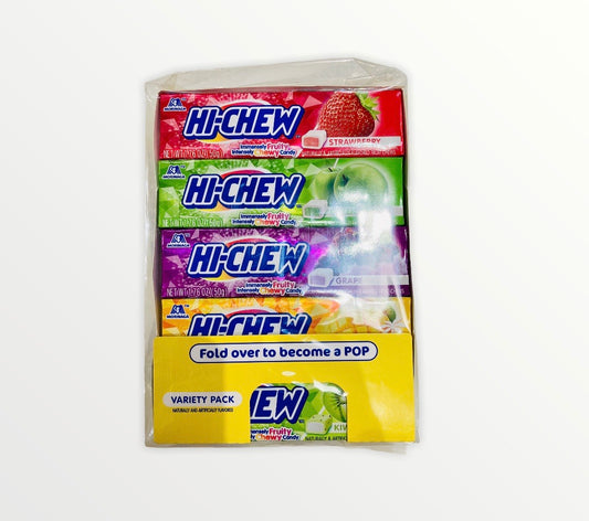 Hi-Chew Sensationally Chewy Japanese Fruit Candy (Variety Pack 15 sticks)