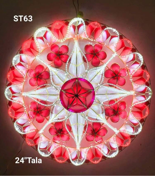 Christmas Parol / Lantern ST63 LED (24 inches) 110v