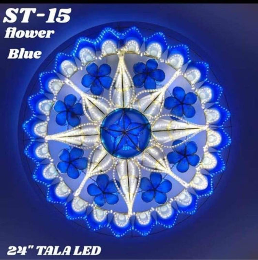 Christmas Parol / Lantern ST15 LED lights (24 inches) 110V