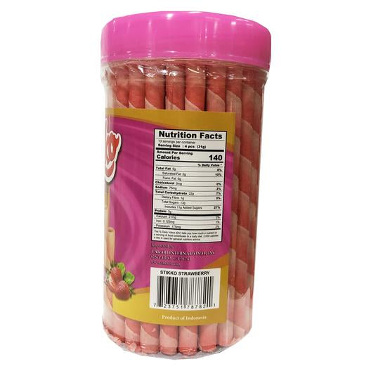 Stikko Wafer Sticks Strawberry Flavor 14.10oz