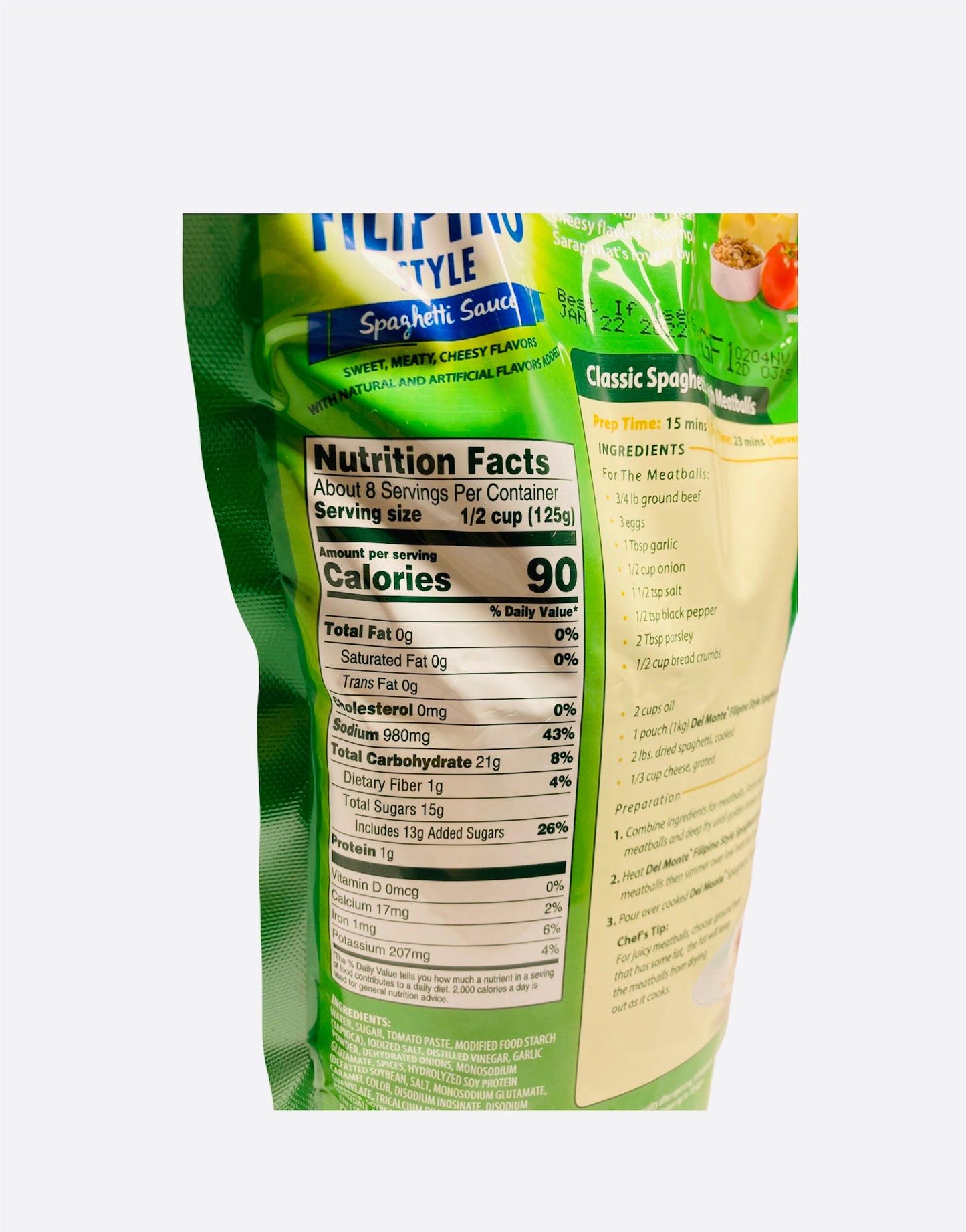 Del Monte Filipino Style Spaghetti Sauce 1kg