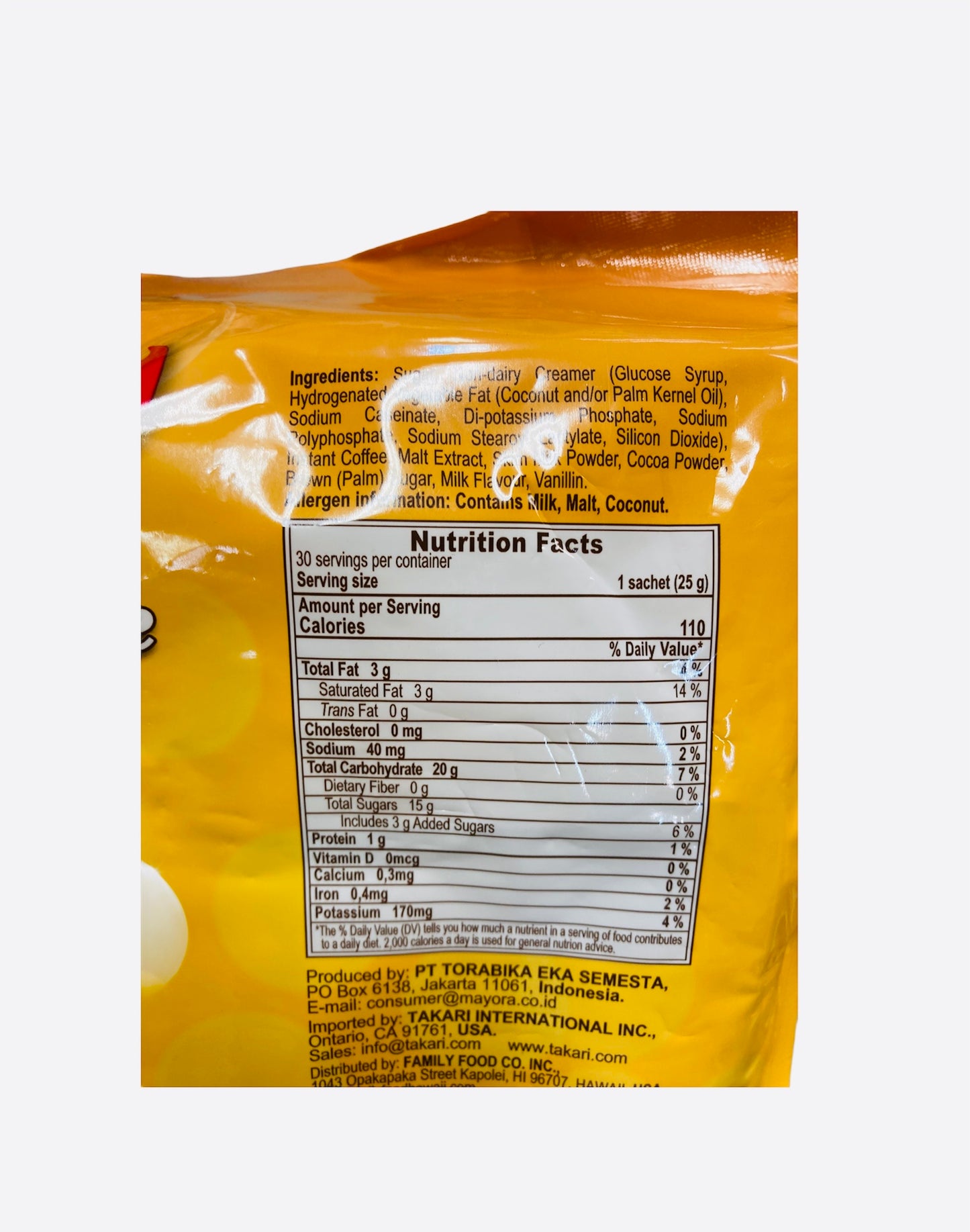 KOPIKO Brown Coffee 30 sachets