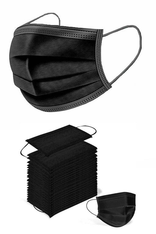 Black Disposable Face Mask (50 pcs)
