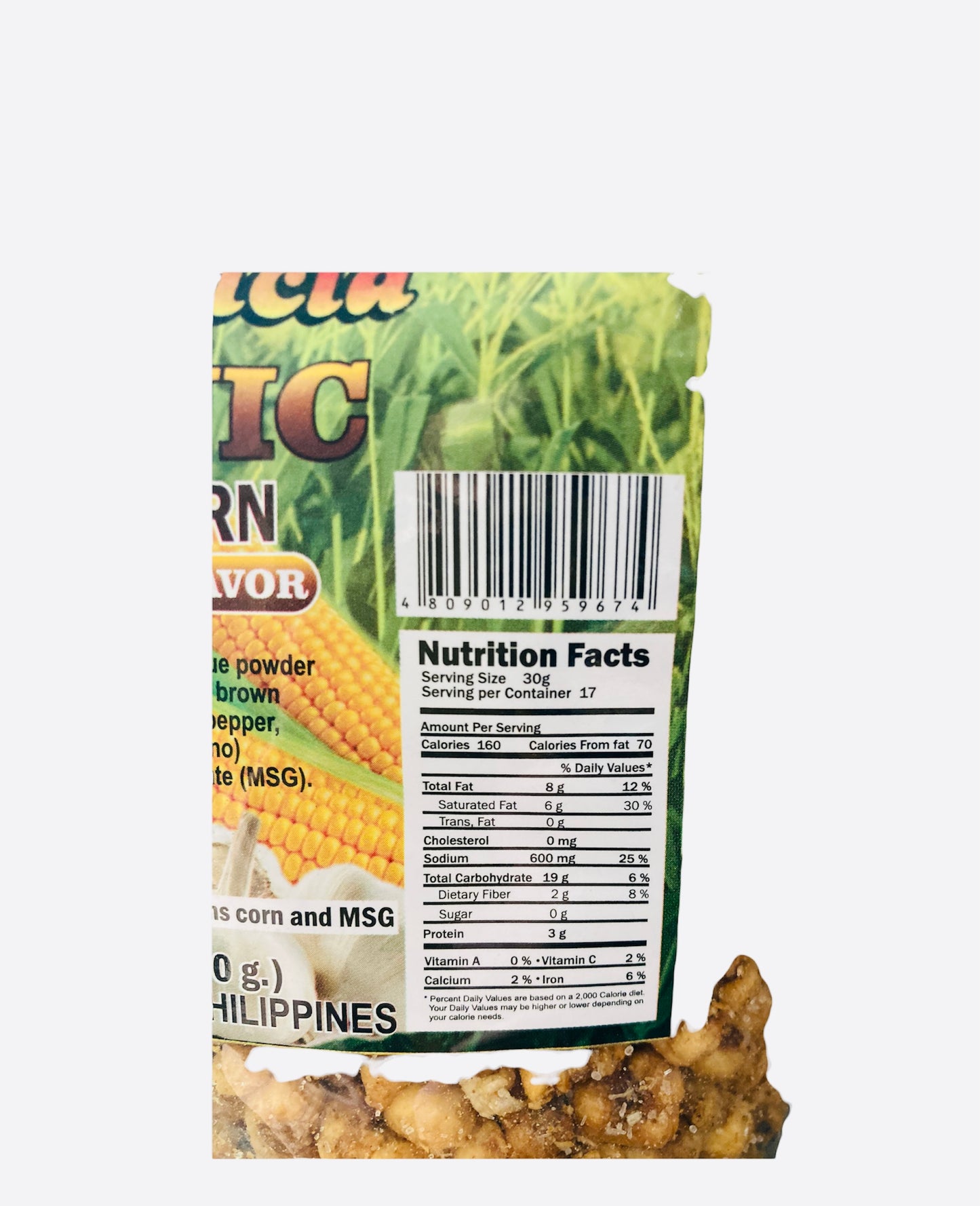 Lucia Cornic Fried Corn Barbecue 500g