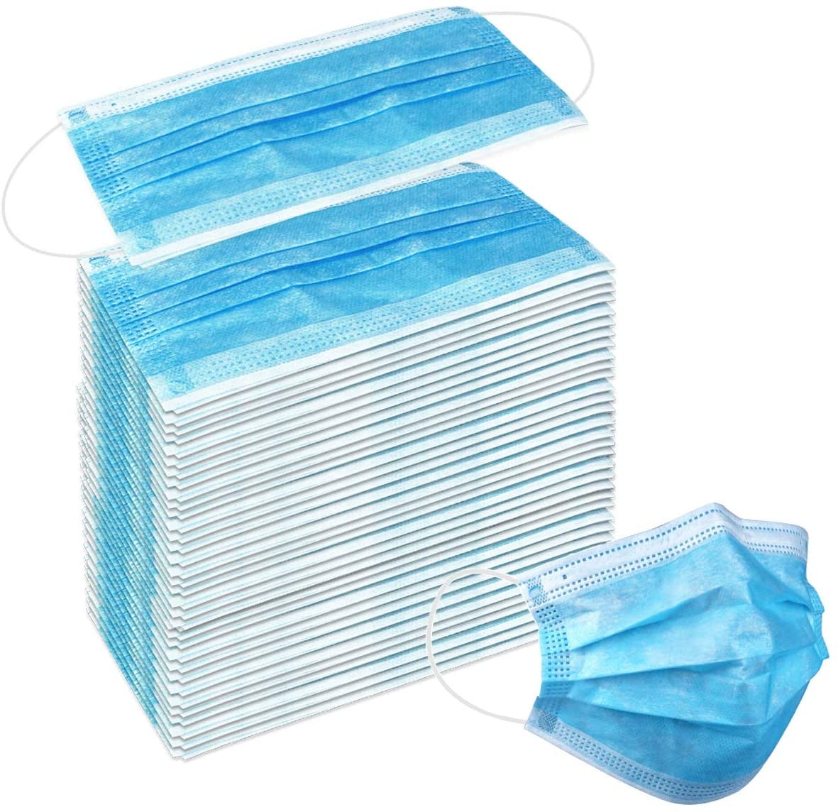 Blue Disposable Face Mask (50 pcs)