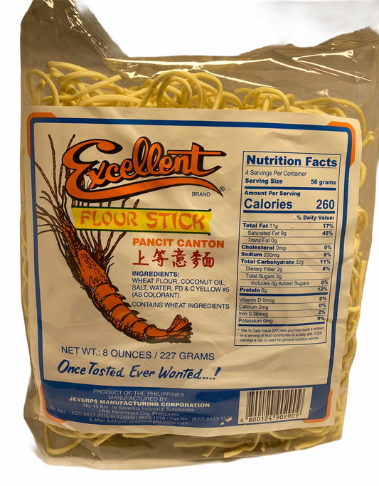 Excellent Pancit Canton Flour Stick 8oz
