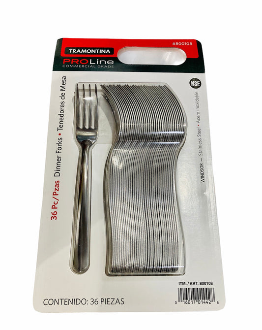 Tramonita Stainless Steel Fork 36pcs