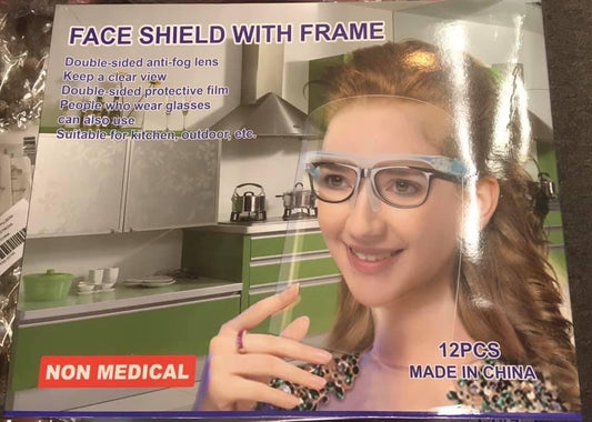 SPECIAL PROMO | AUTOMATIC FREE SHIPPING | LIMITED STOCK | PLEASE READ DESCRIPTION FOR PROMO RULES Disposable Face Shields (12pcs set)