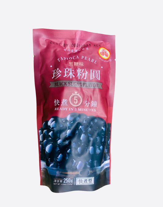 Tapioca Pearl Black Sugar Flavor 250g