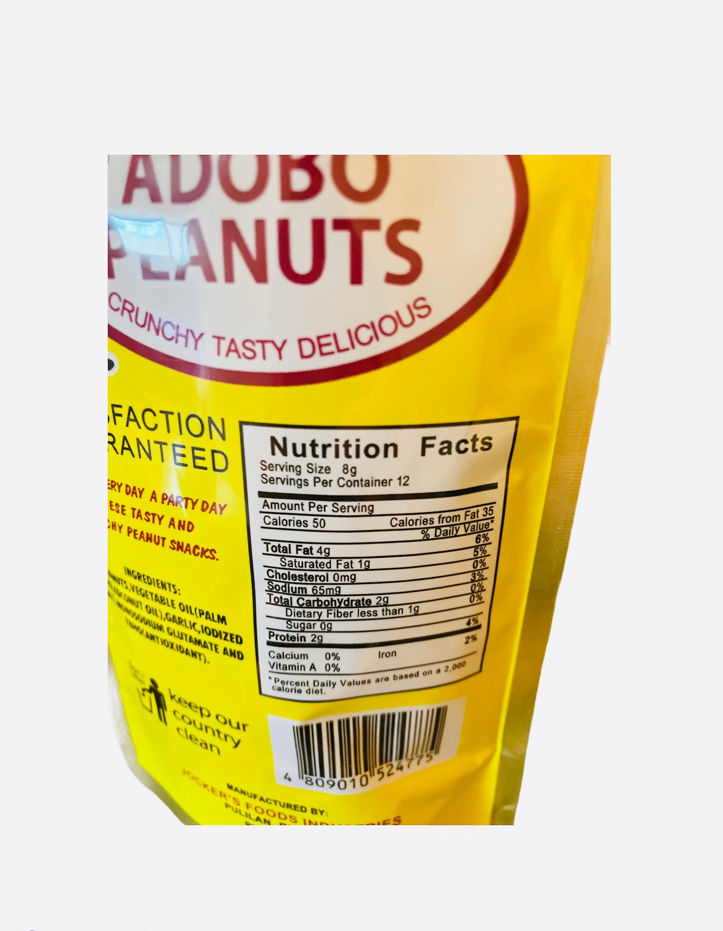 SUGO Greaseless Garlic Adobo Peanuts 100g
