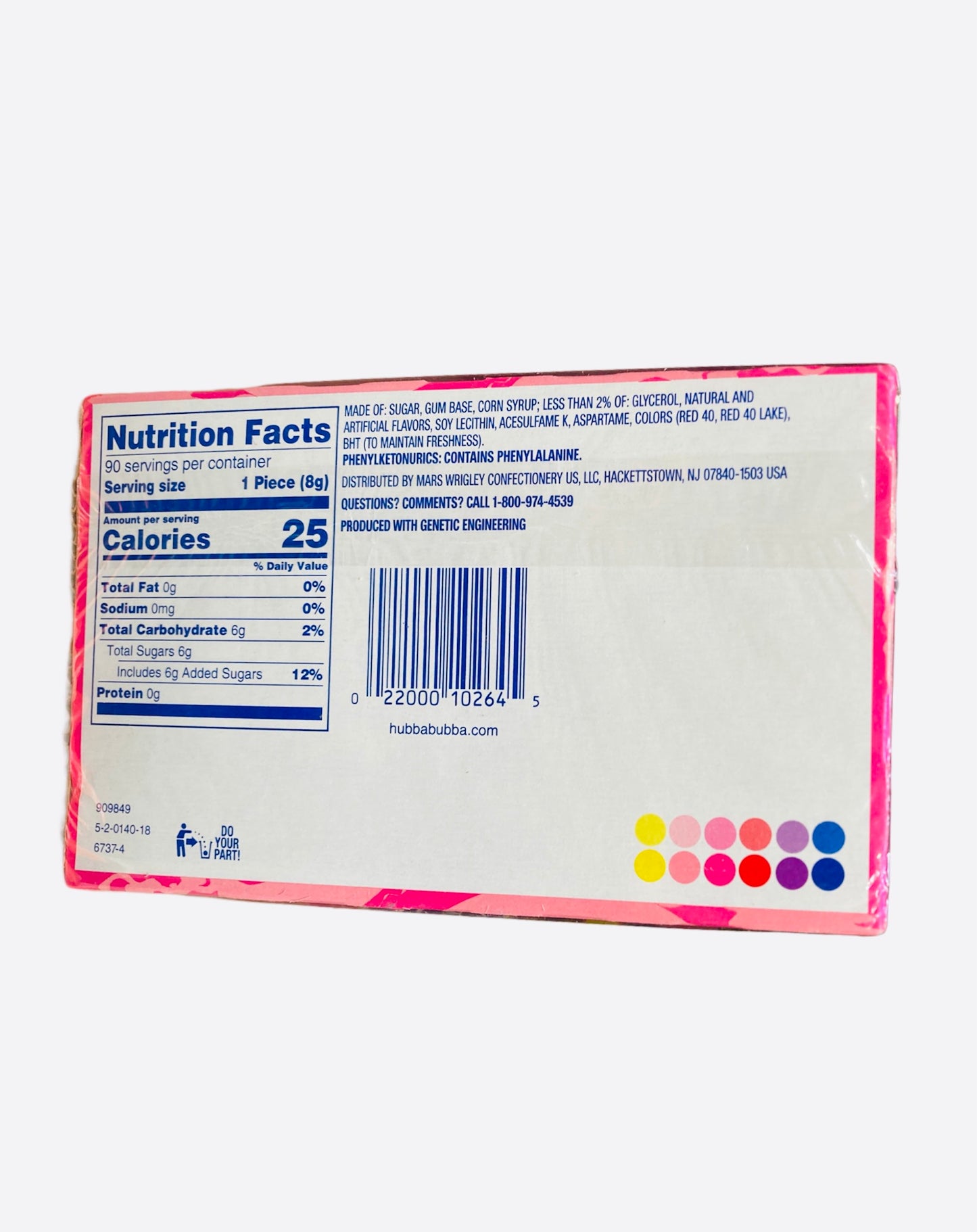 Hubba Bubba Gum 12pcs 96g