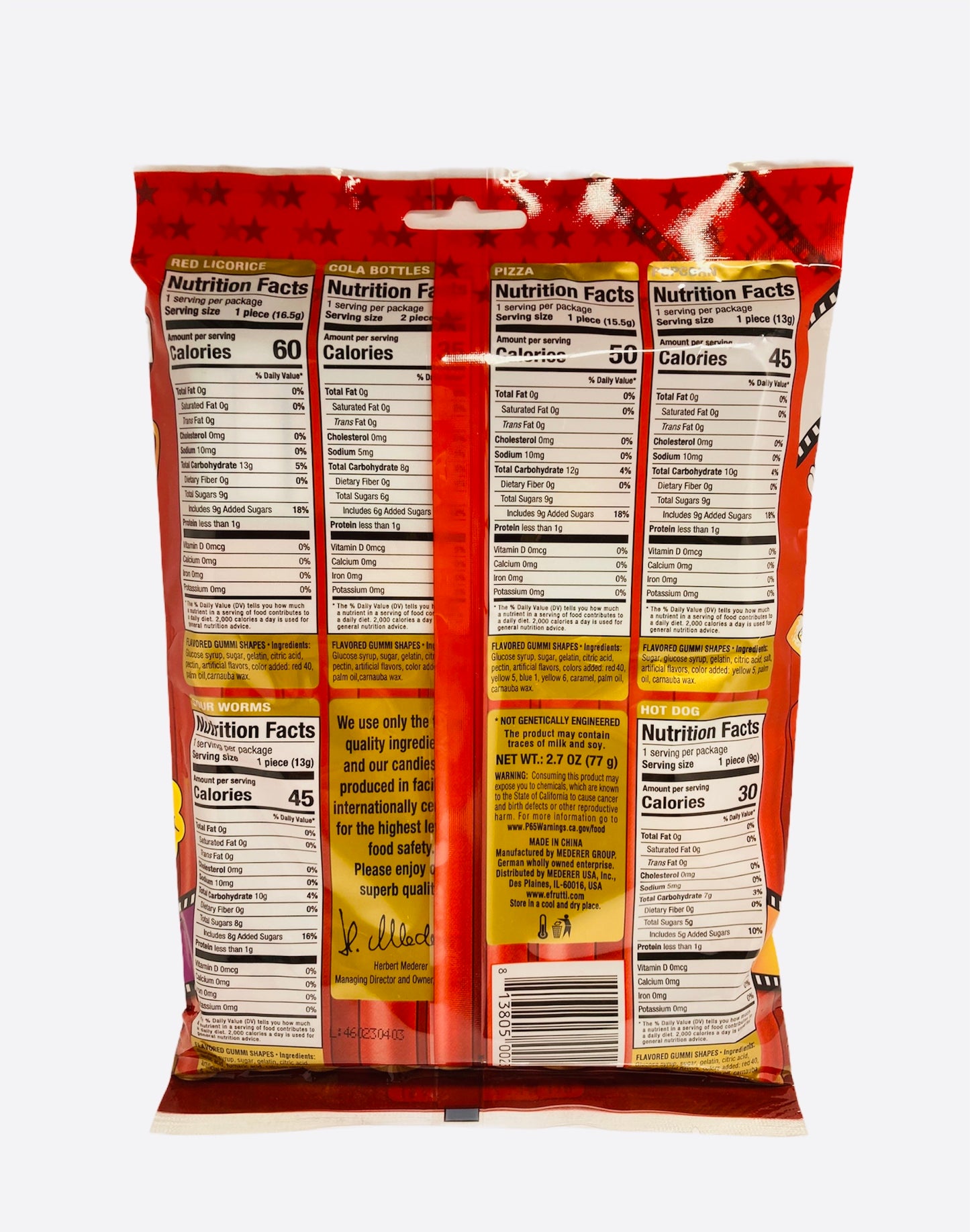 efrutti Movie Bag Gummy 77g
