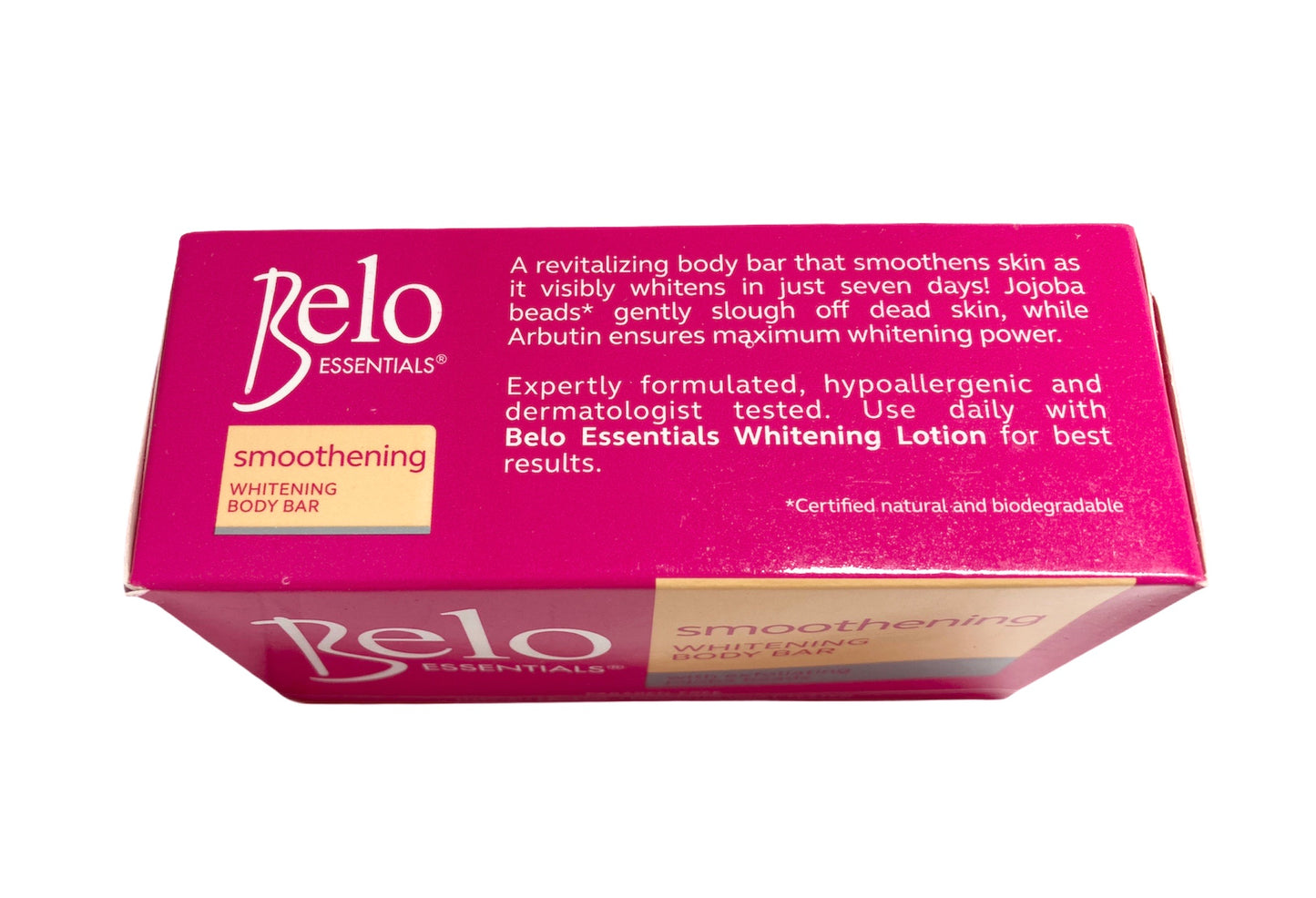 Belo Smoothening Whitening Body Bar (W/ Exfoliating Jojoba Beads) 135g