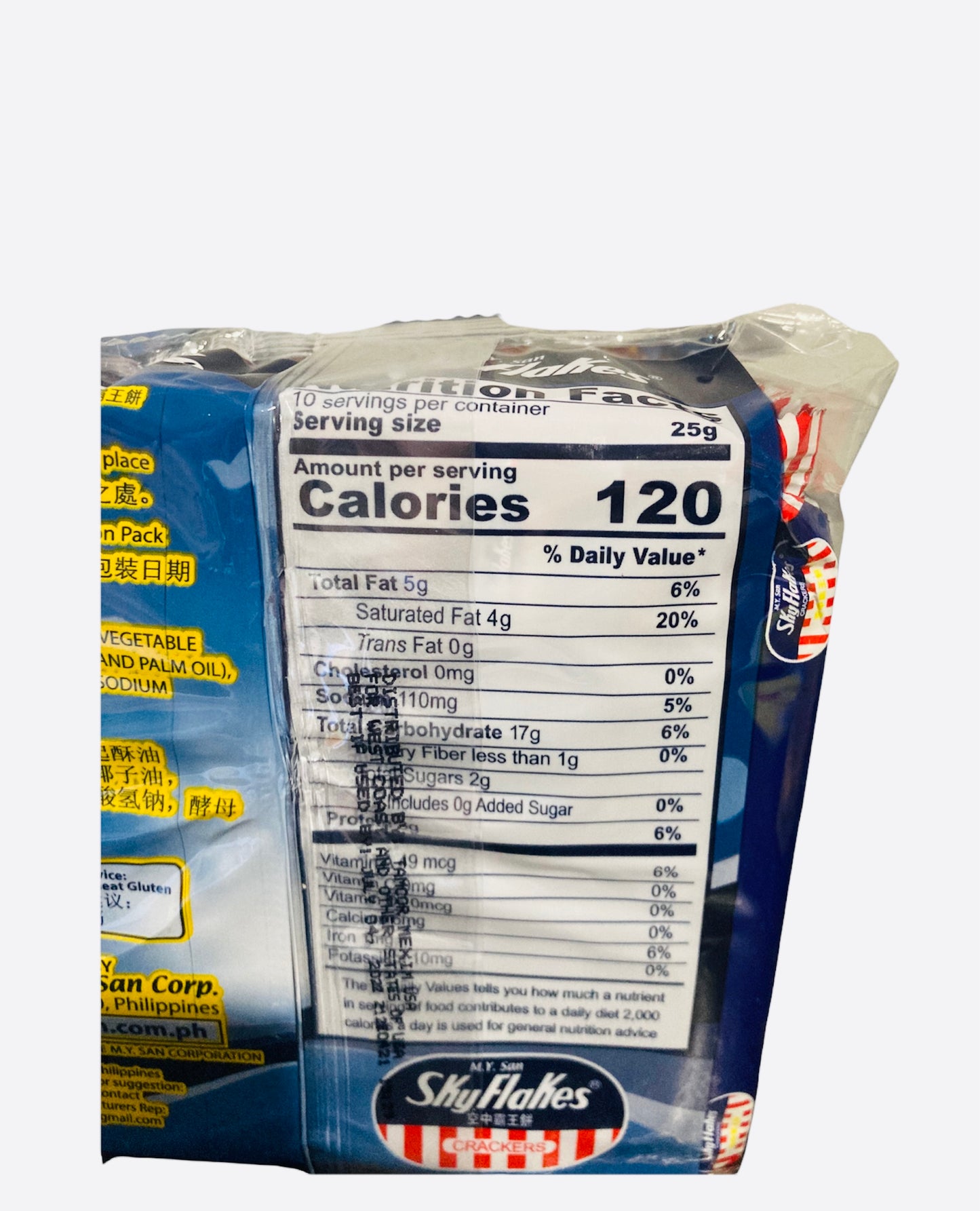 Skyflakes Snack Pack 10 (10X25g)
