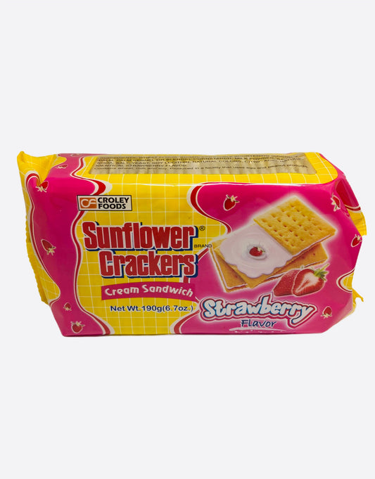 Sunflower Crackers Strawberry 190g