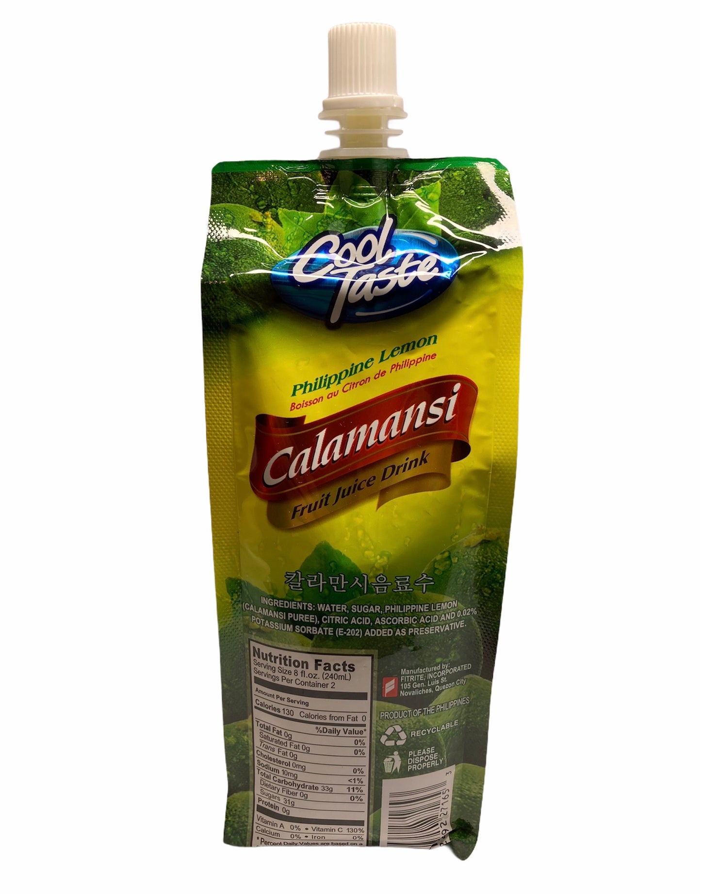 Cool Taste Calamansi Drink 500ml