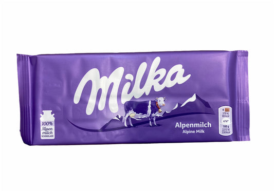 Milka Chocolate Alpine Milk 100g