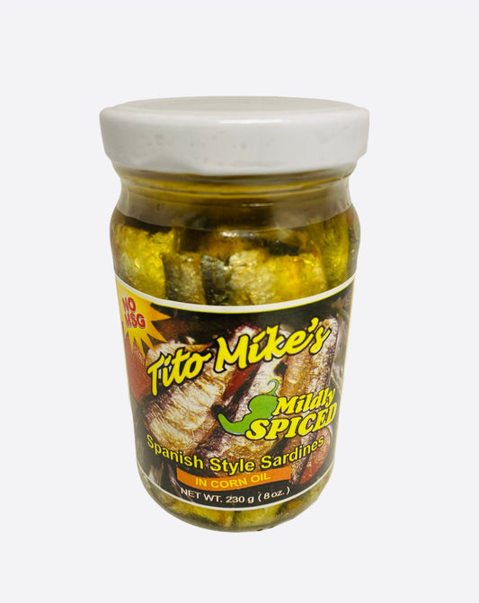 Tito Mikes Spanish Style Sardines Mild 230g