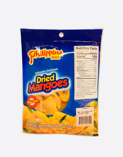 Philippine Brand Dried Mangoes 100g