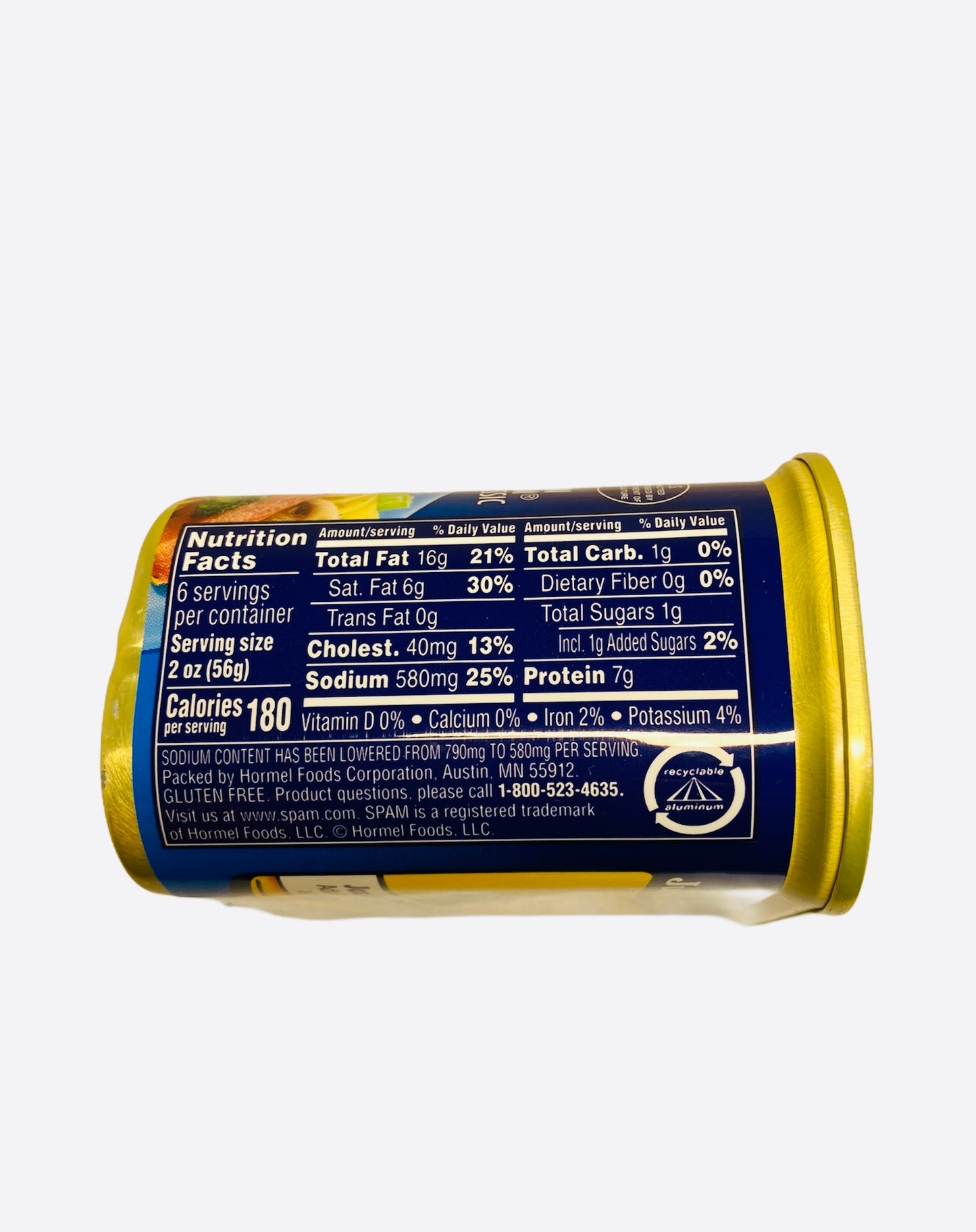 SPAM 25% Less Sodium 340g
