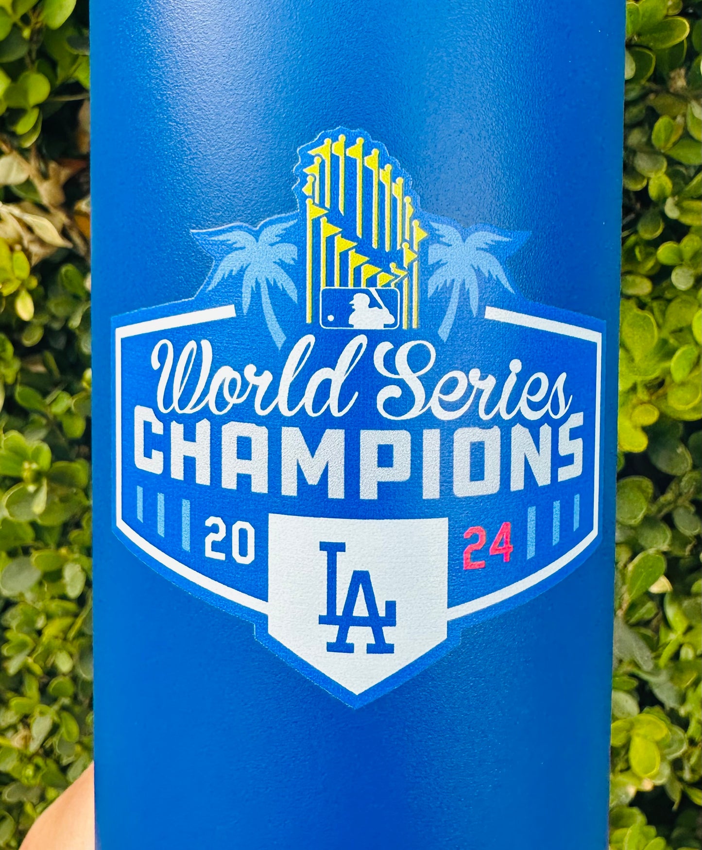 LA Dodgers WS Champs 2024 Stainless Steel 25oz Thermo Bottle (Unbranded/Customized)