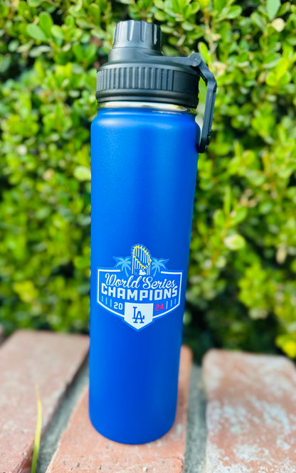 LA Dodgers WS Champs 2024 Stainless Steel 25oz Thermo Bottle (Unbranded/Customized)