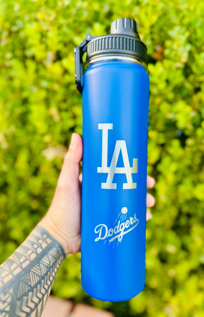 LA Dodgers WS Champs 2024 Stainless Steel 25oz Thermo Bottle (Unbranded/Customized)