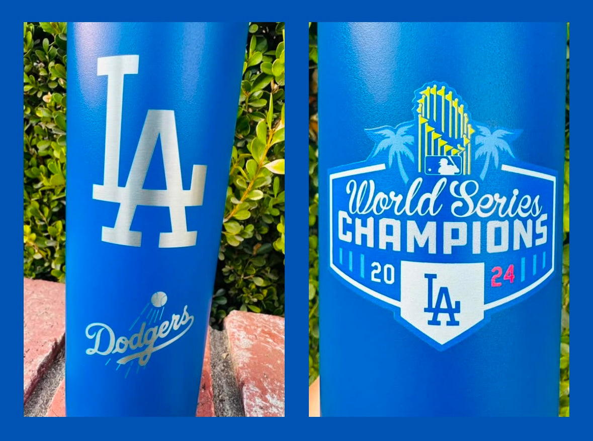 LA Dodgers WS Champs 2024 Stainless Steel 25oz Thermo Bottle (Unbranded/Customized)