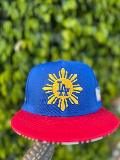 “LA Dodgers WS Champs 2024” Filipino Heritage Night Philippines Snap Back Hat