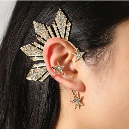 Miss Universe Philippines Catriona inspired 3 stars and a sun RIGHT ear cuff