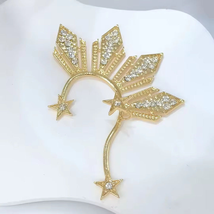 Miss Universe Philippines Catriona inspired 3 stars and a sun LEFT ear cuff