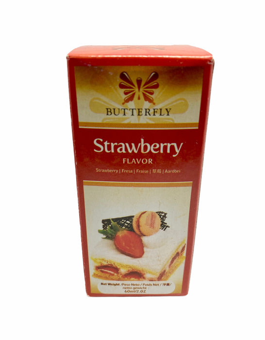 Butterfly Strawberry Flavoring Extract 2 Oz. (60 ml)