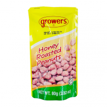 Growers Peanut Honey Roasted 80g