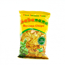 Villa Socorro Farm Sabanana Banana Chips Sweet Original, 100 g