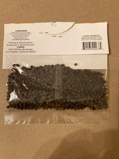 Lupag Whole Pepper 17g