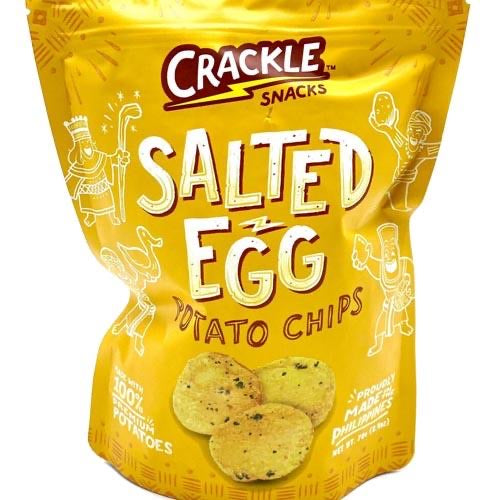 Crackle Salted Egg Potato Chips 70g